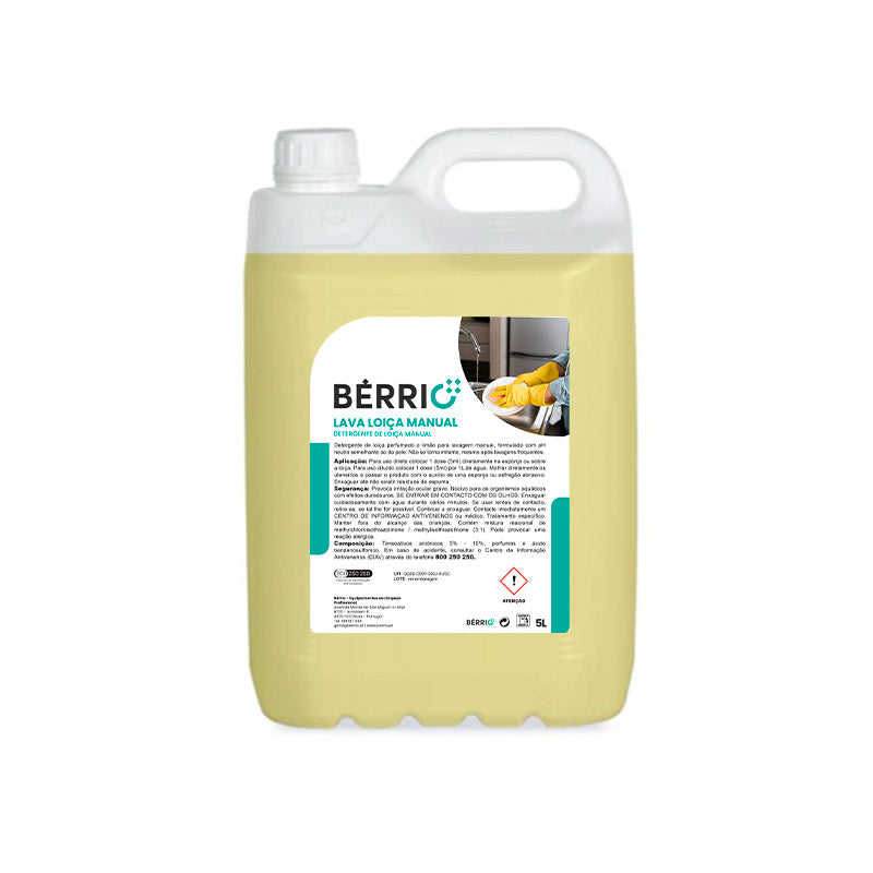 Detergente Lava Louça Manual Bérrio - 5 Litros