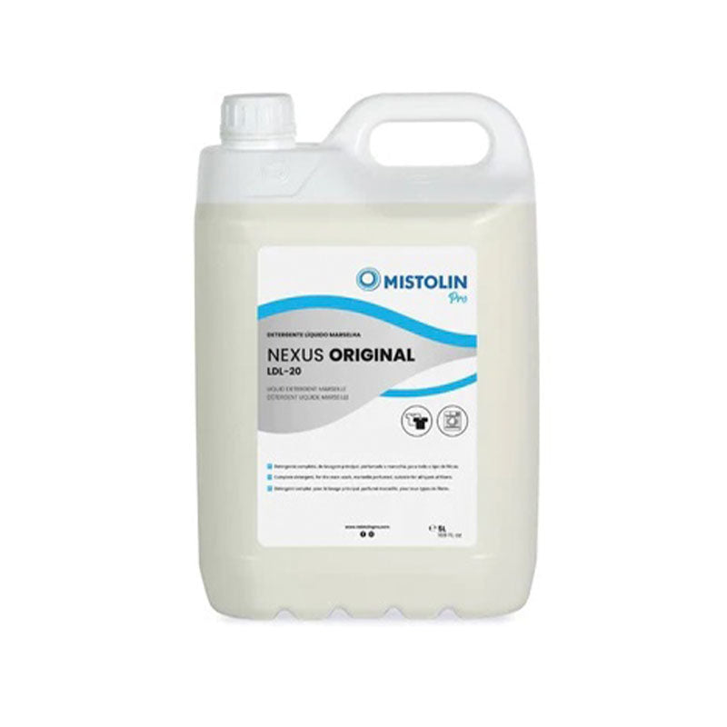 Detergente Roupa Líquido Marselha LDL-20 Mistolin Pro - 5 Litros
