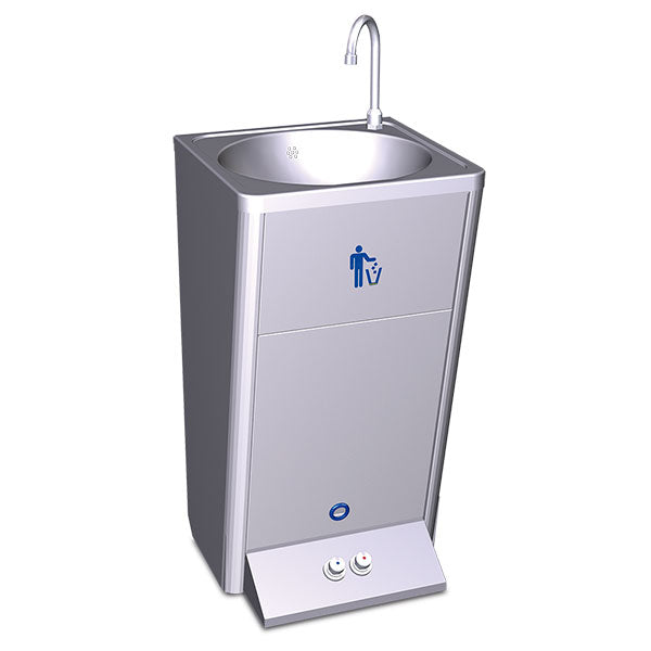 Lava-mãos Portátil em Inox Duas Águas - 3,8 l/min