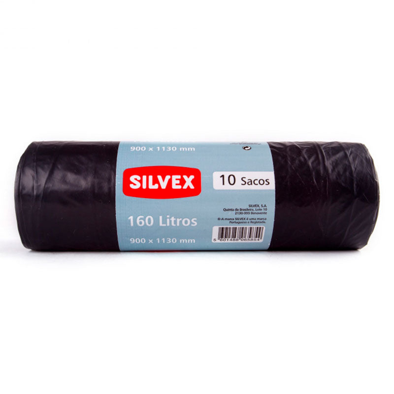 Sacos Lixo Industrial Silvex Preto 160 Litros - 10 Sacos