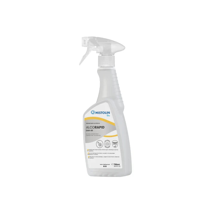 Desinfetante Alcoólico Alcorapid DAR-80 Mistolin Pro