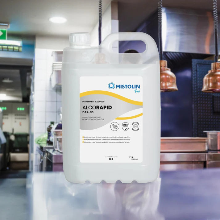 Desinfetante Alcoólico Alcorapid DAR-80 Mistolin Pro