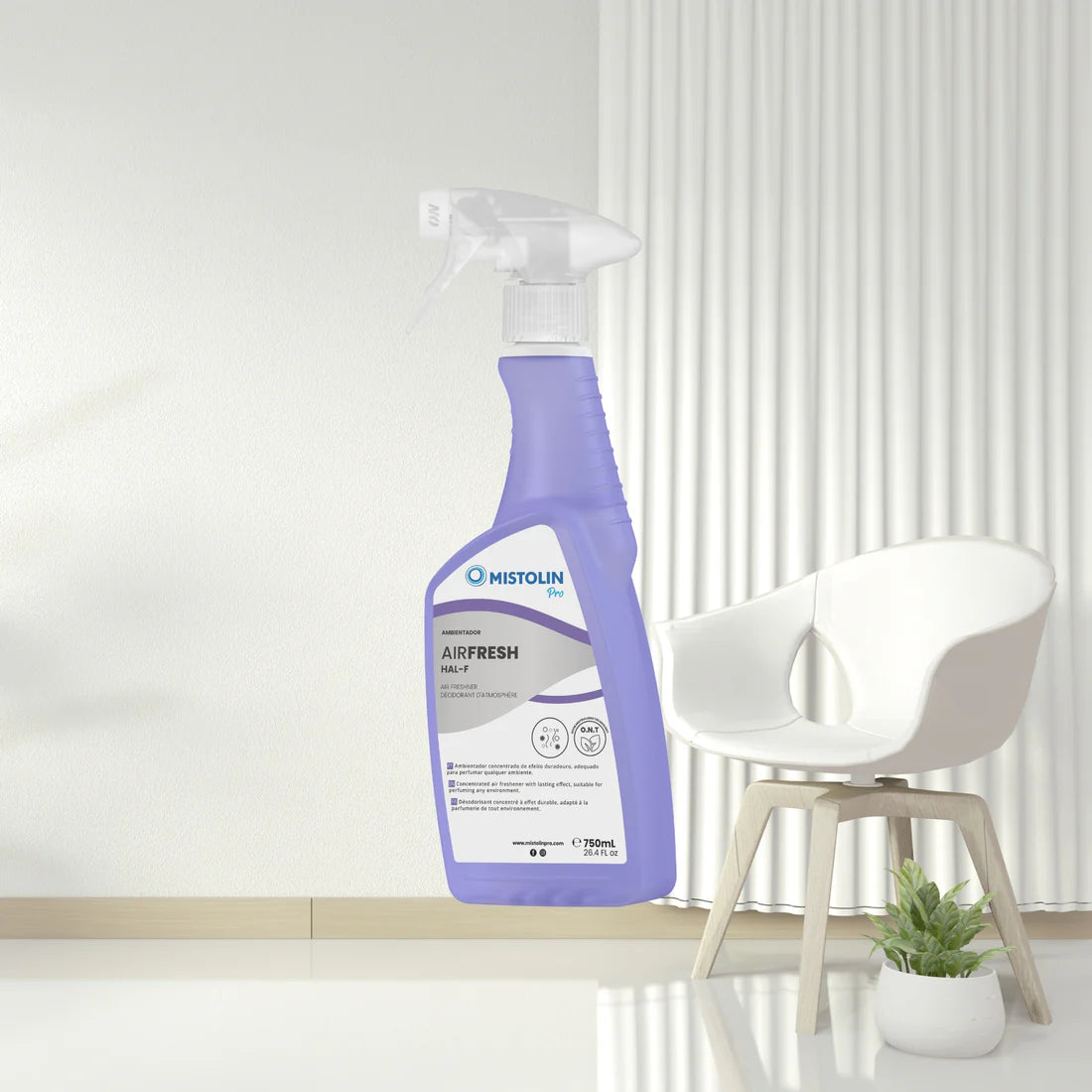 Ambientador Liquido Spray Profissional Airfresh HAL-F Mistolin Pro - 750 ml