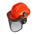 Capacete com Viseira de Proteção com Rede Metalica e Abafadores Climax 437