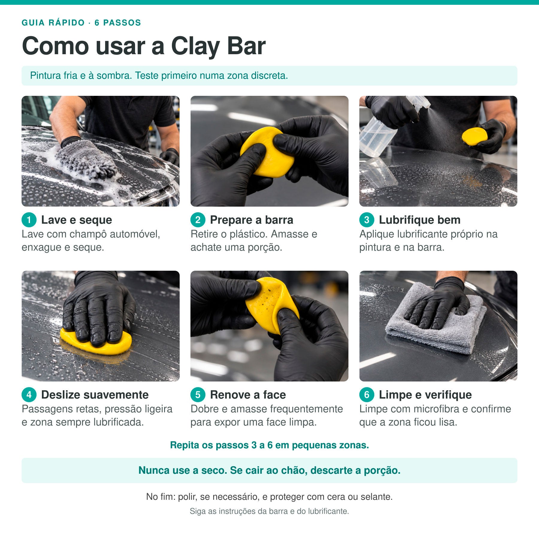 Barra Descontaminante (Clay Bar) Purtec - 100g