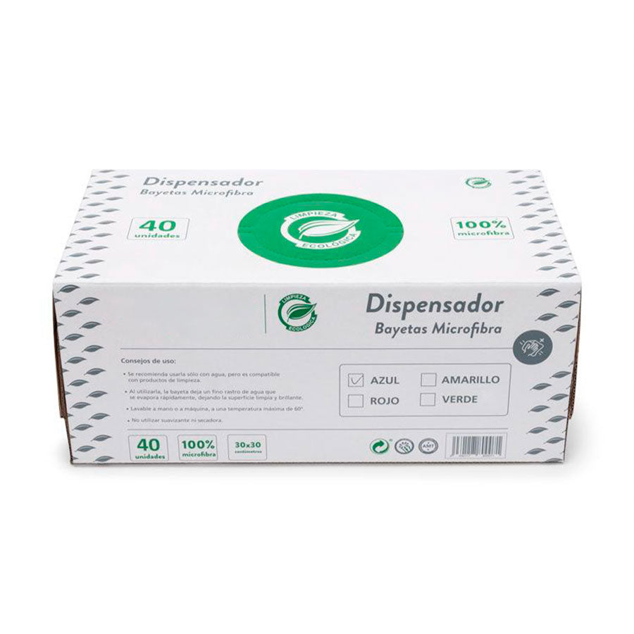 Caixa Panos Microfibra (Sem Costura) Cinza - 40 Panos