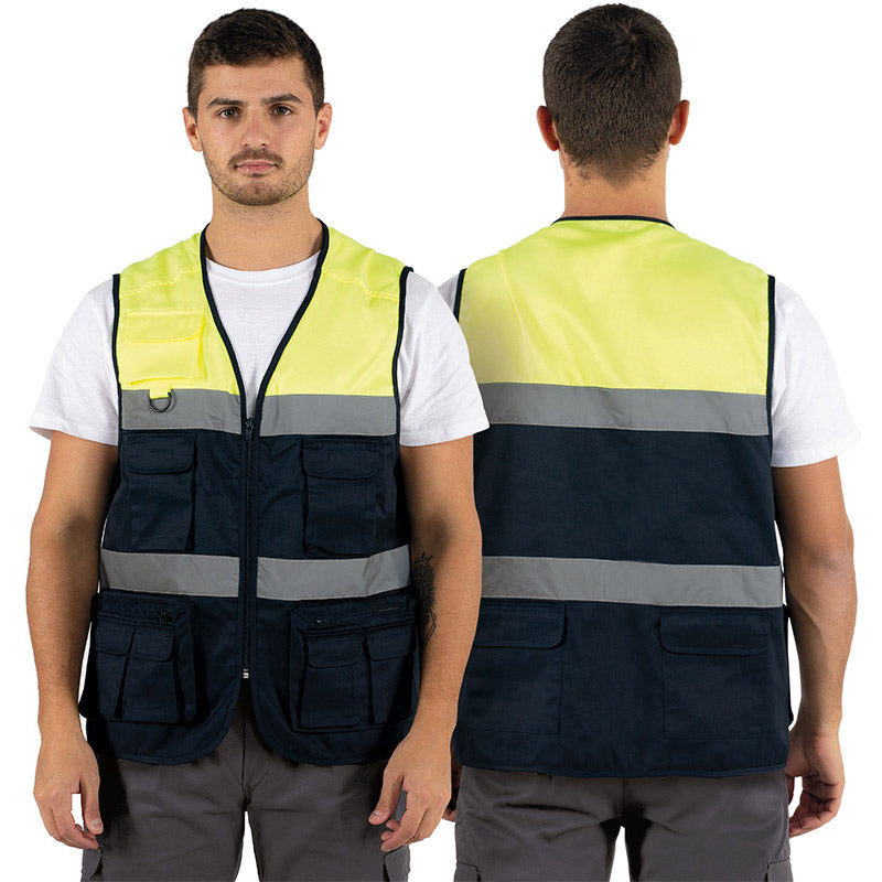 Colete Refletor Tipo Executivo CL-05 - Polycotton