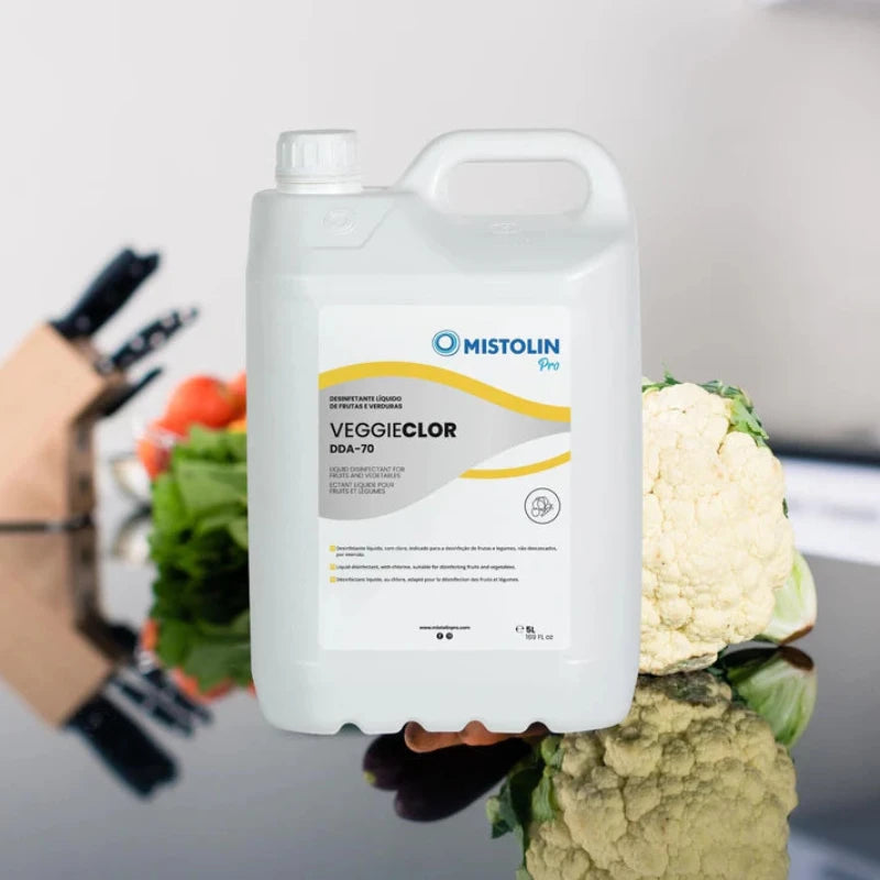 Desinfetante Líquido de Frutas e Legumes DDA-70 Mistolin Pro - 5 Litros