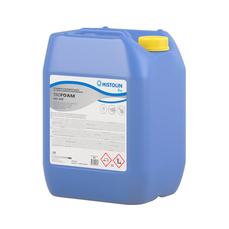 Detergente Desinfetante Alcalino Clorado Espumante PAC-60E Mistolin Pro