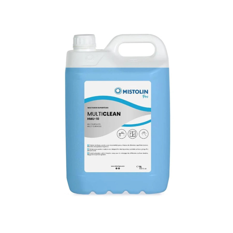 Detergente multiusos perfumado MULTICLEAN HMU-10 Mistolin Profissional 5 litros