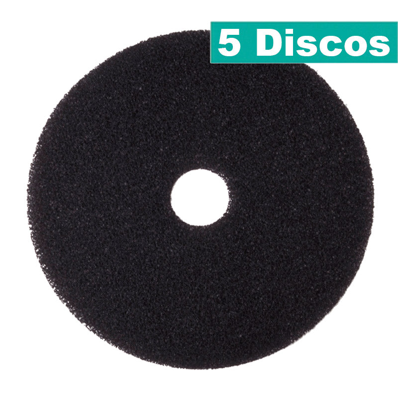 Discos Limpeza de Pavimentos Preto (Limpeza Profunda)