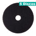 Discos Limpeza de Pavimentos Preto (Limpeza Profunda)
