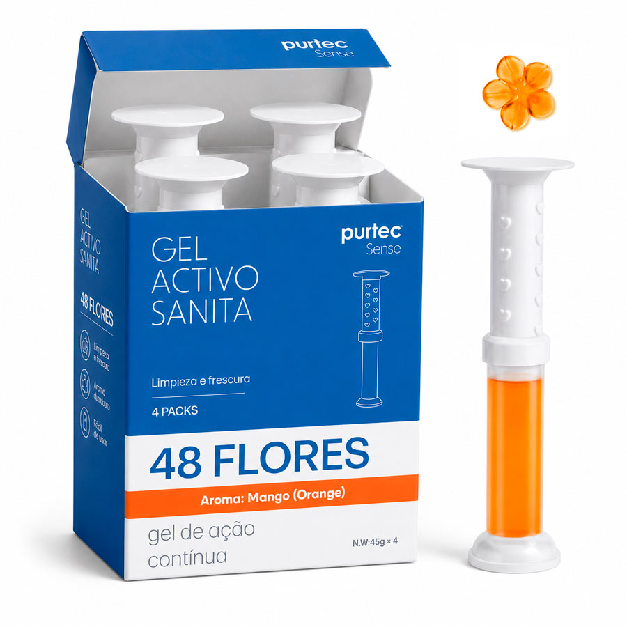 Discos Sanitários Fresh Flower Purtec (Pack 4 Uni)