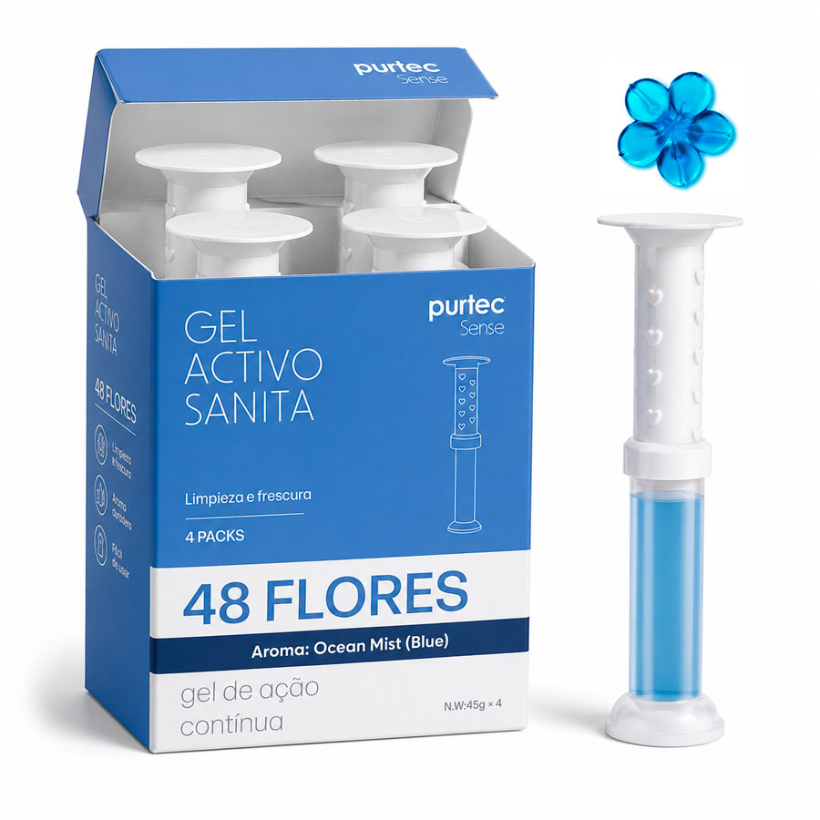Discos Sanitários Fresh Flower Purtec (Pack 4 Uni)