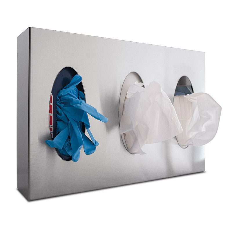 Dispensador de Luvas Descartáveis - 3 Caixas