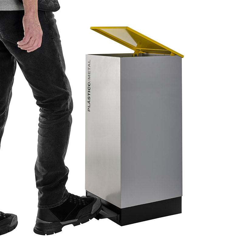 Ecoponto para Empresas Metálico com Pedal Évora XL