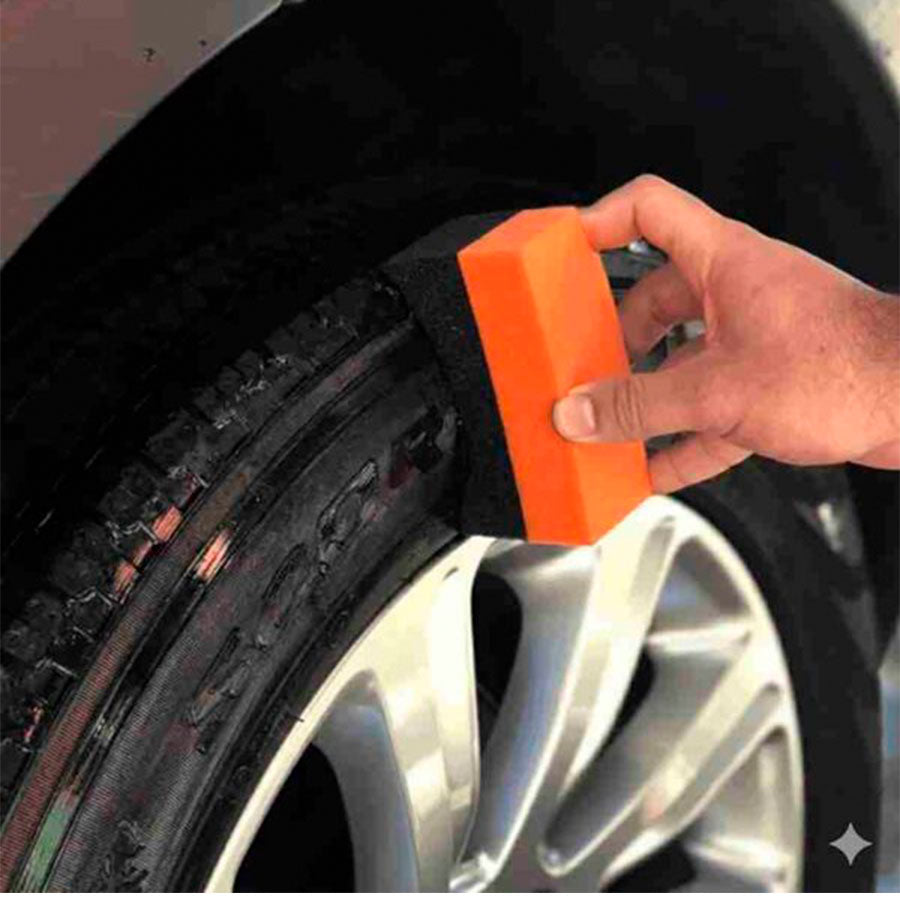Esponja Aplicadora de Brilho de Pneus Purtec