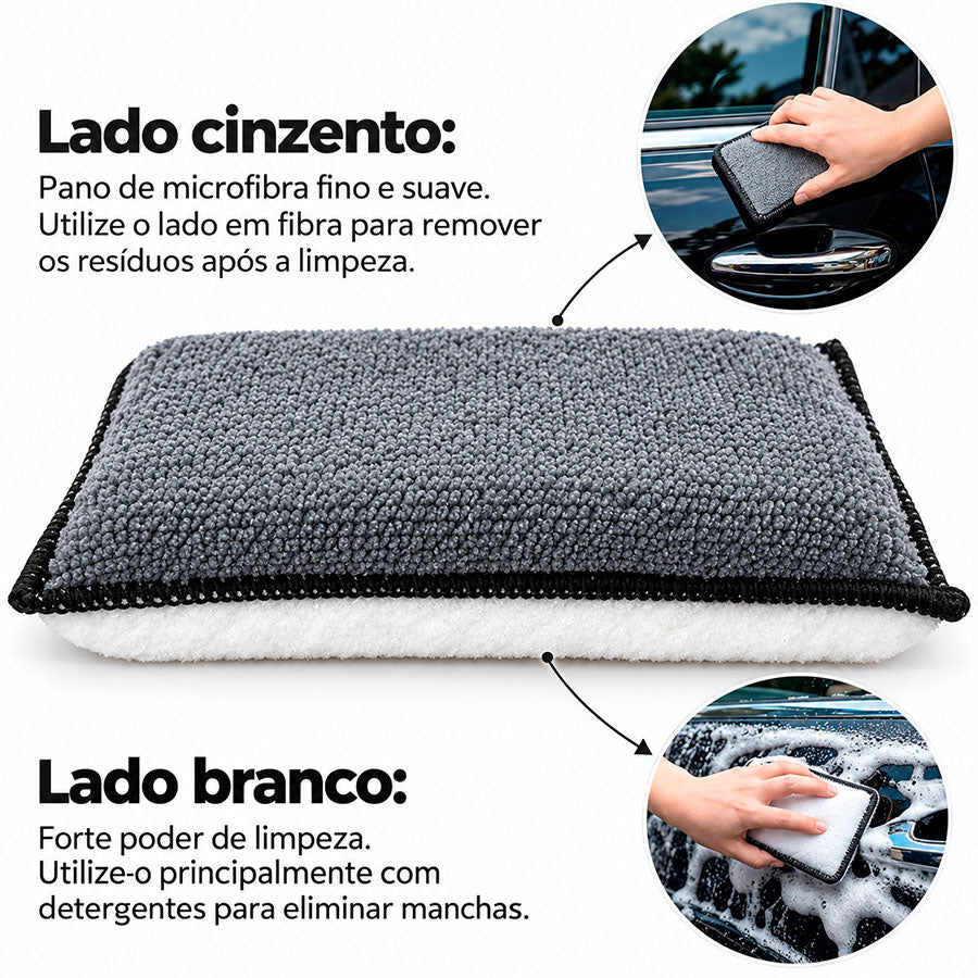 Esponja Limpeza de Interiores (Scrub Pad) Purtec - 2 Pads