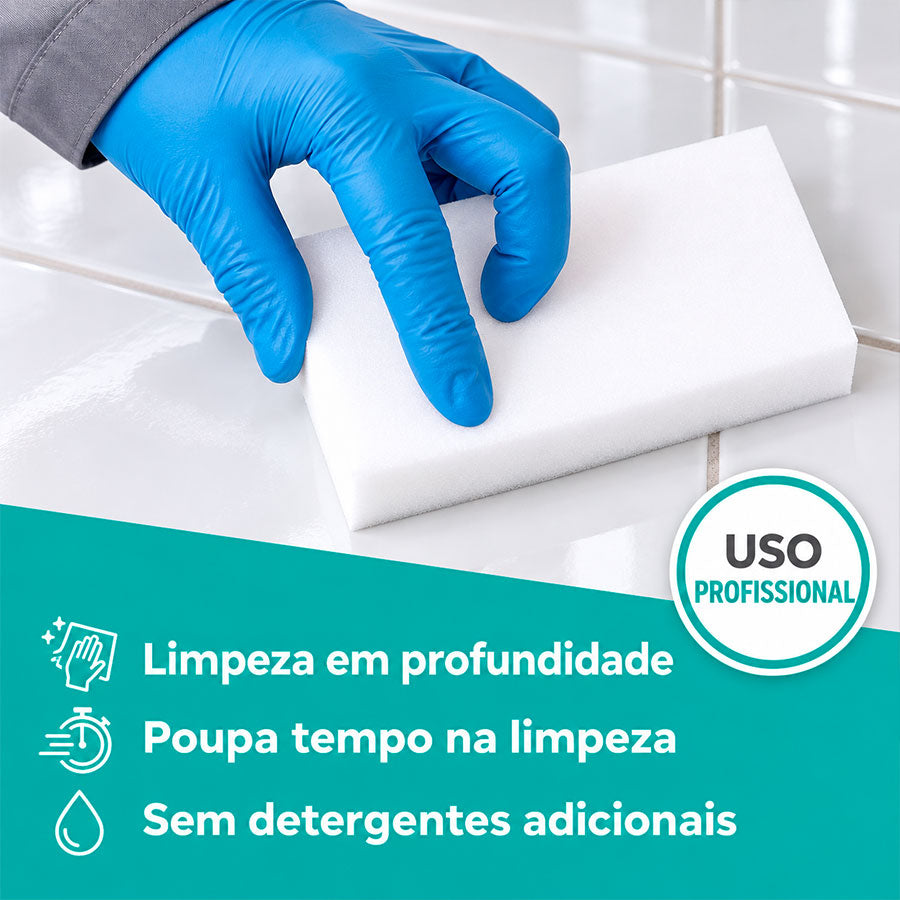 Esponja de Melamina Purtec - 12 Esponjas