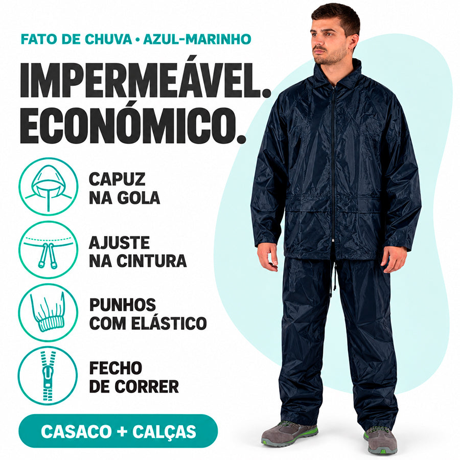 Fato de Chuva Impermeável – Económico