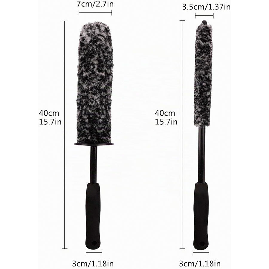 Kit Escovas Limpa Jantes Purtec