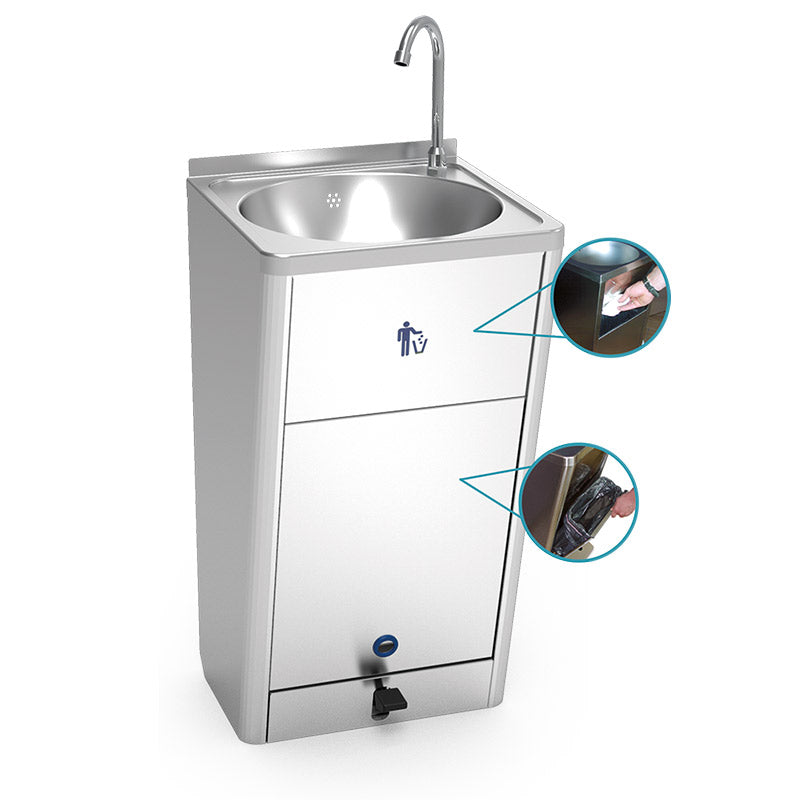 Lava-mãos Portátil em Inox - 2 l/min - Vaco