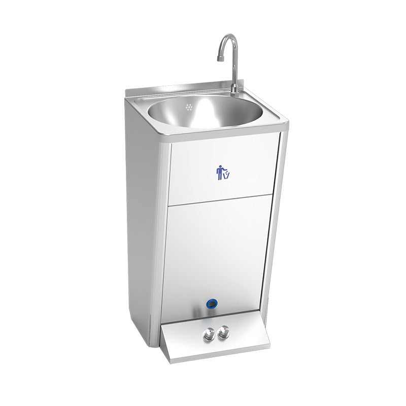 Lava-mãos Portátil em Inox Duas Águas - 2 l/min - Elétrico