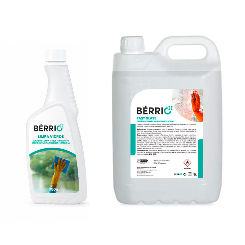 Limpa Vidros Fast Glass Bérrio - 5 Litros