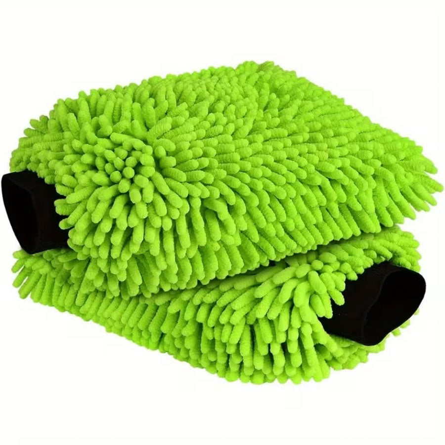 Luva de Lavagem Microfibra Chenille Purtec