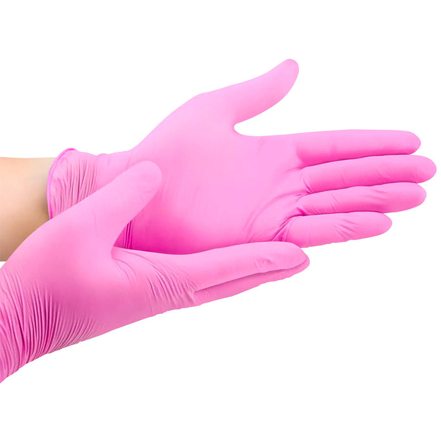 Luvas Nitrilo Descartáveis Magenta 3.5 g - 100 Luvas
