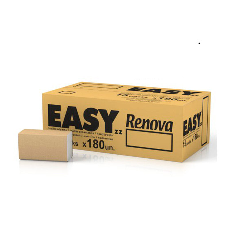 Papel Toalhas de Mãos Zig Zag Renova Easy - 2700 Toalhas