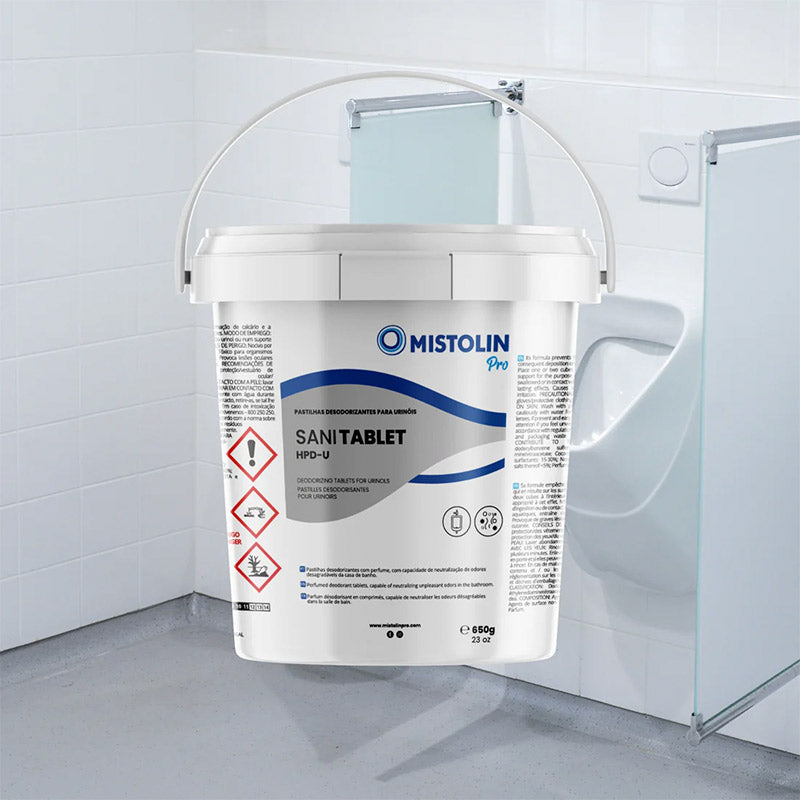 Pastilhas Desodorizantes para Urinóis HPD-U Mistolin Pro - 650g