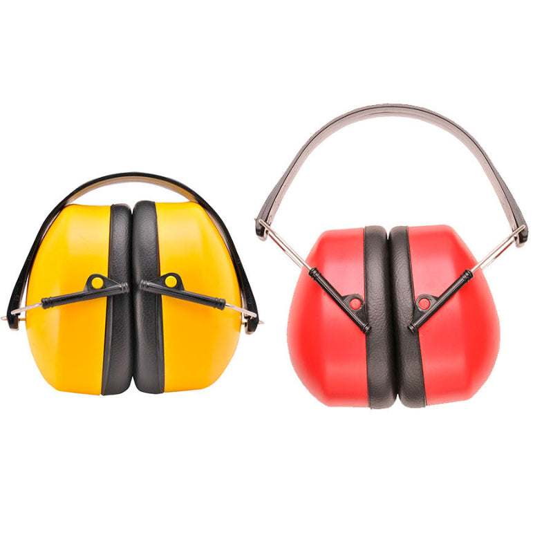 Protetor Auditivo Dobrável Portwest PW41 (Amarelo e Vermelho)