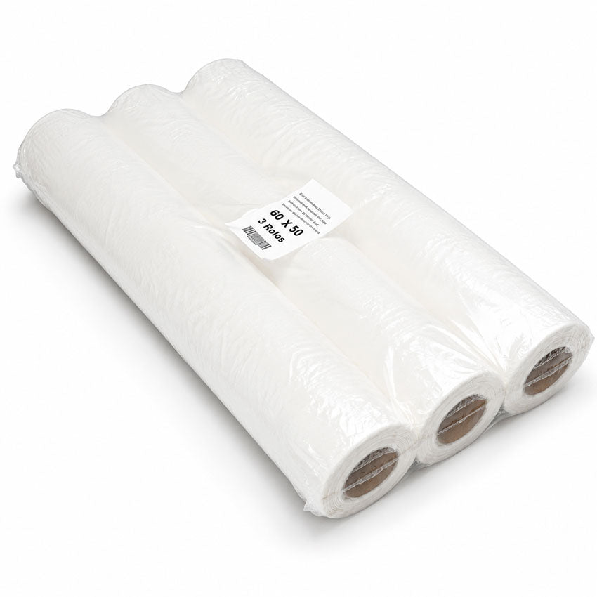 Rolo Papel Marquesa Crepado Purtec - 60cm x 50 Metros (Pack 3 Rolos)