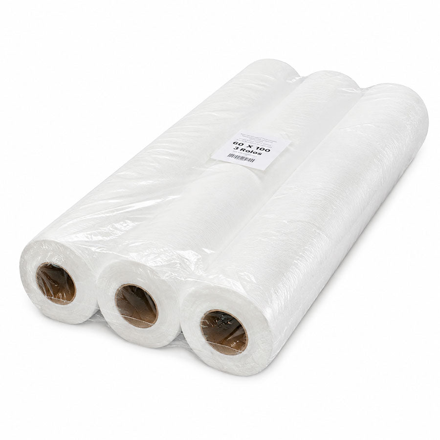 Rolo Papel Marquesa TNT Purtec - 60cm x 100 Metros (Pack 3 Rolos)