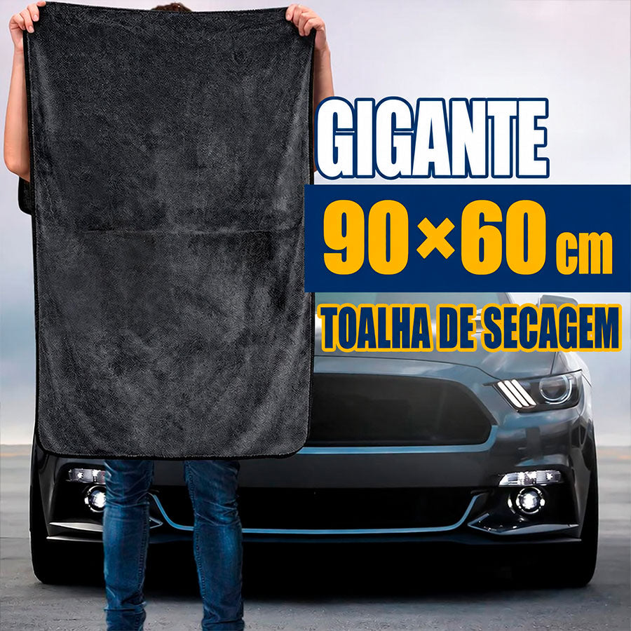 Toalha de Secagem Microfibra Coral Fleece - 1 Toalha
