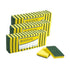 Esfregão Verde com Esponja 10x15 cm - 14 Esfregões