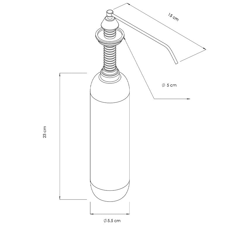 Dispensador de Sabonete Líquido para Encastrar 1000 ml