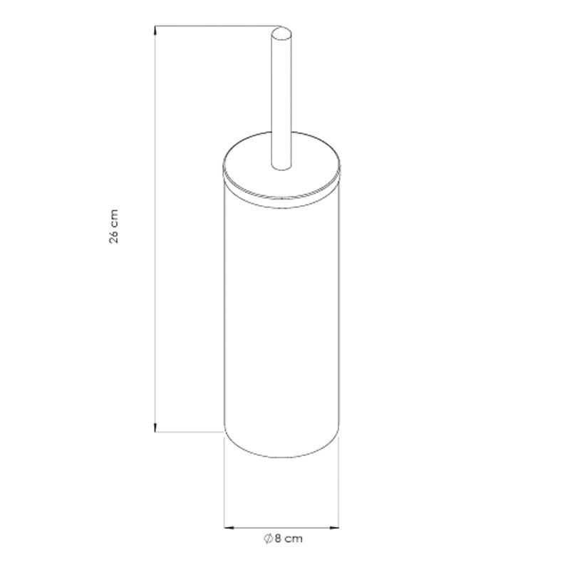 Escova Piaçaba com Base em Inox Bérrio