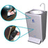 Lava-mãos Portátil em Inox - 2 l/min - Elétrico