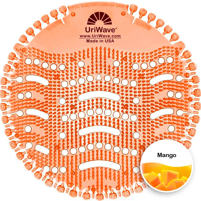 Tapete Rede Ambientador para Urinol UriWave fragrância Mango