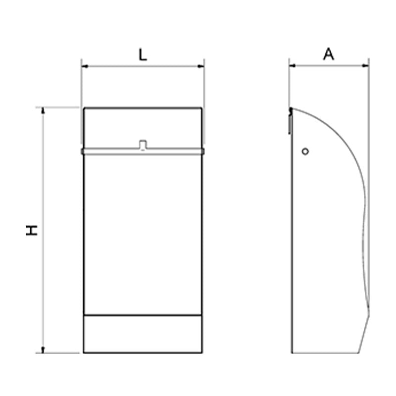 Urinol Inox Masculino Individual